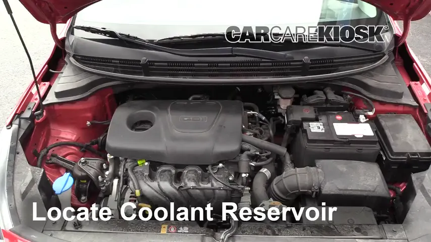 2018 Kia Rio S 1.6L 4 Cyl. Sedan Coolant (Antifreeze) Flush Coolant